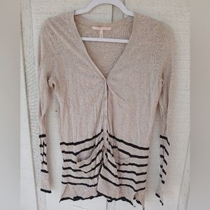Victoria's Secret Striped Cardigan w/ Pockets! Super Soft Business Casual Button